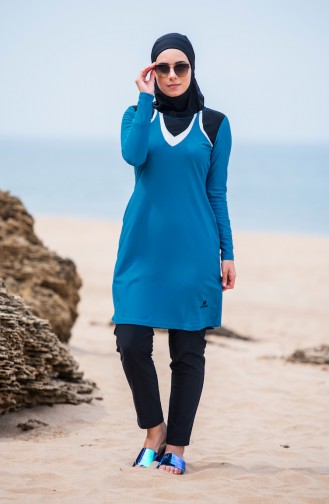 Hijab Swimsuit 6044-01 Indigo 6044-01