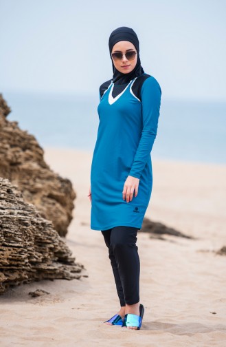 Indigo Swimsuit Hijab 6044-01