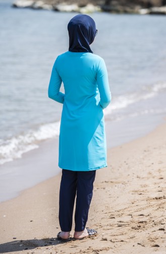 Hijab Swimsuit 6044-03 Turquoise 6044-03