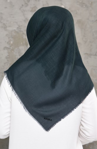 Double Sided Cotton Scarf 2231-08 Dark Green Blue 2231-08