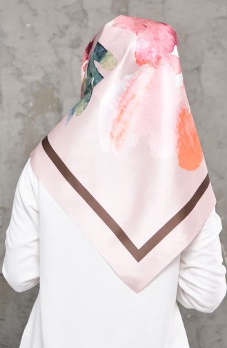 Digital Printed Taffeta Scarf 95274-01 Powder Pink 95274-01