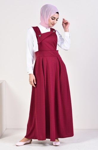 Salopette Gilet Dress 5514-07 Plum 5514-07