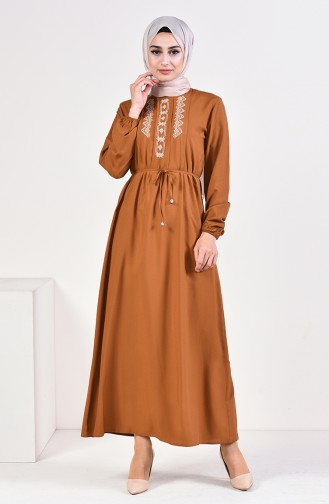 Robe Hijab Tabac 10121-04