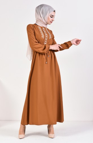 Robe Hijab Tabac 10121-04