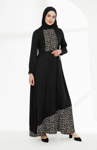 Robe Hijab Noir 3083-01