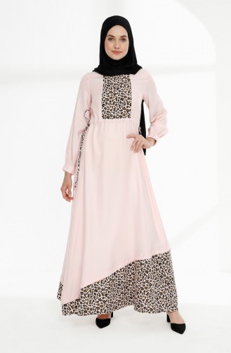 Robe Hijab Poudre 3083-02