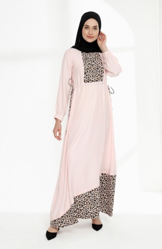 Robe Hijab Poudre 3083-02