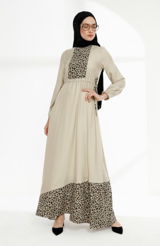 Gems Hijab Dress 3083-04
