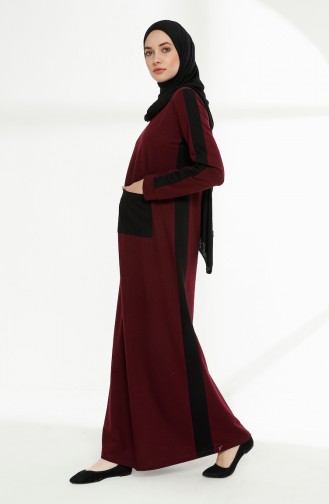Black Hijab Dress 3095-03