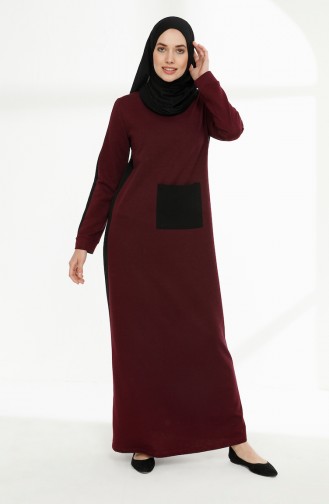 Black Hijab Dress 3095-03