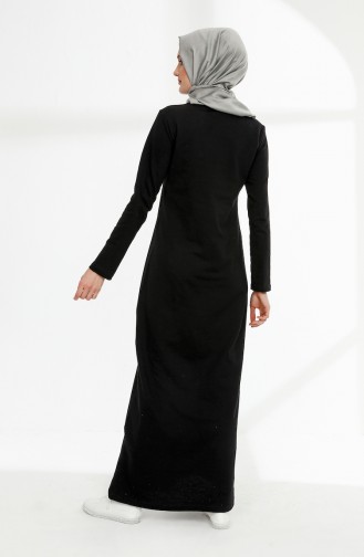 Black İslamitische Jurk 5010-01