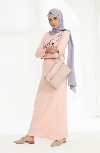 Robe Hijab Poudre 5010-04
