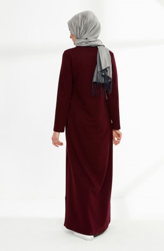 Robe Hijab Plum 5010-11