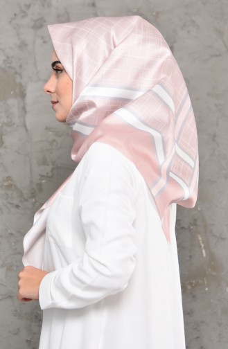 Digital Printed Taffeta Scarf 95273-02 Powder Pink 95273-02