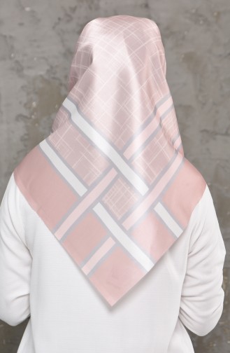 Digital Printed Taffeta Scarf 95273-02 Powder Pink 95273-02