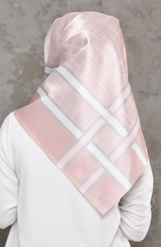 Digital Printed Taffeta Scarf 95273-02 Powder Pink 95273-02