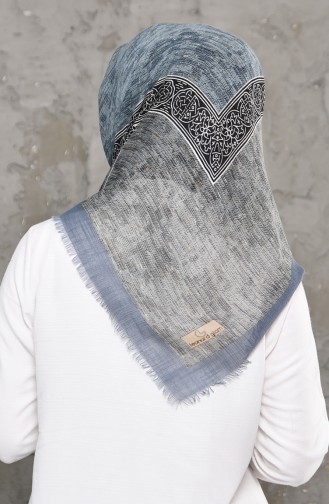 Patterned Flamed Scarf 901473-10 light Gray 901473-10