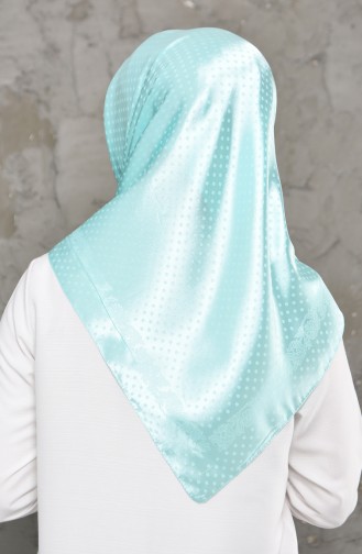 Plain Jacquard Satin Scarf 70124-04 Mint Green 70124-04