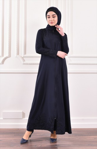 Dunkelblau Abayas 7239-02