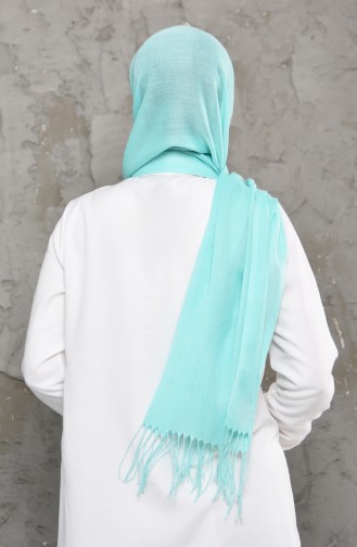 Plain Pashmina Shawl 901472-11 Mint Green 901472-11