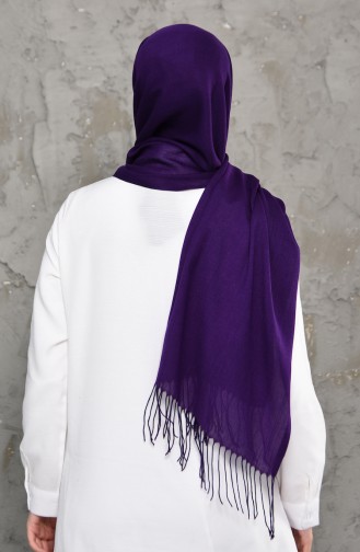 Plain Pashmina Shawl 901472-13 Purple 901472-13