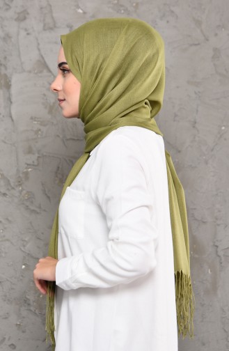 Plain Pashmina Shawl 901472-17 Pistachio Green 901472-17