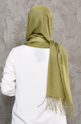 Plain Pashmina Shawl 901472-17 Pistachio Green 901472-17