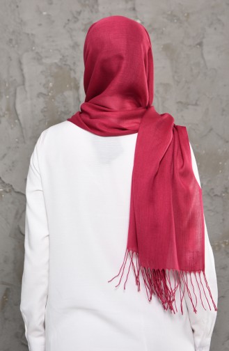 Plain Pashmina Shawl 901472-18 Fuchsia 901472-18