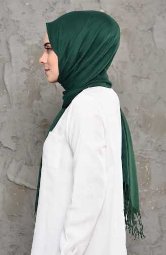 Plain Pashmina Shawl 901472-20 Emerald Green 901472-20