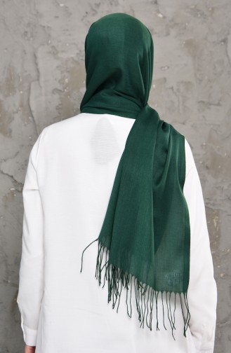 Plain Pashmina Shawl 901472-20 Emerald Green 901472-20