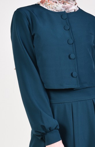 Jacket Skirt Binary Suit 5553-03 Emerald Green 5553-03