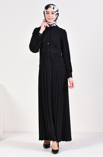 Pleated Dress 28410-01 Black 28410-01