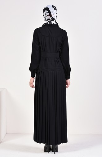 Pleated Dress 28410-01 Black 28410-01