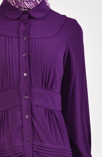 Pleated Dress 28410-03 Purple 28410-03
