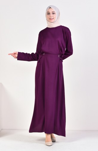 Purple Hijab Dress 5181-02