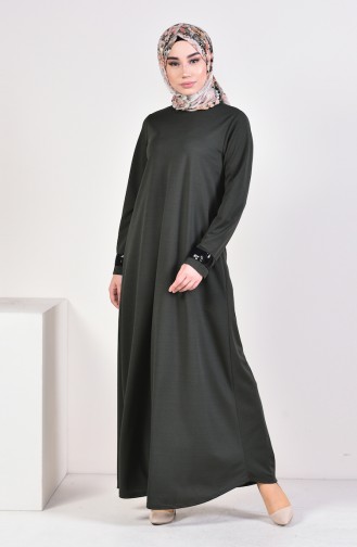 Green Hijab Dress 0287-02