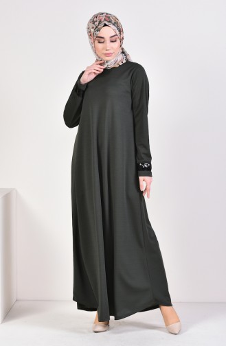 Green Hijab Dress 0287-02