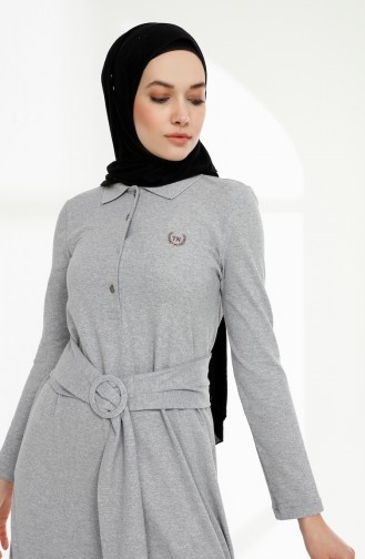 Robe Hijab Gris 5048-03