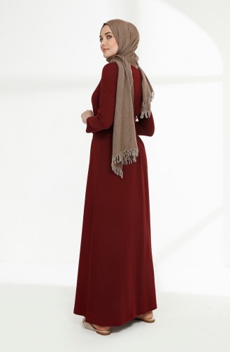 Robe Hijab Bordeaux 5048-04