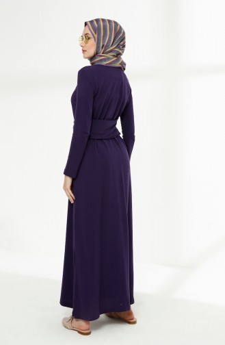Robe Hijab Pourpre 5014-11