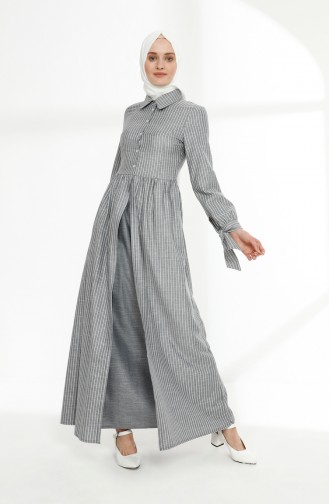 Robe Hijab Bleu Marine 9015-02