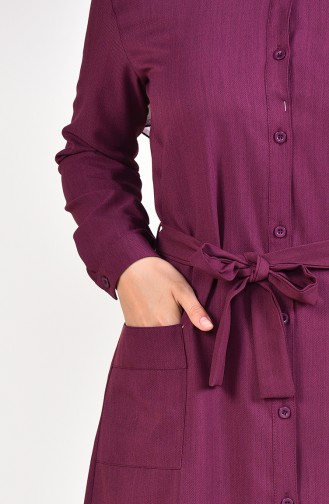 Buttoned intermediate Size Tunic 1934-04 Purple 1934-04