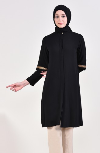 Sleeve Detailed Tunic 5245-01 Black 5245-01