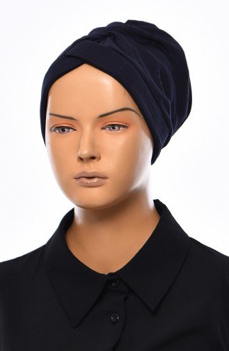 Mevsimlik Çapraz Bone 1037-10 Lacivert