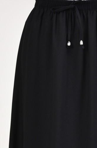 Elastic Waist Skirt 1124-03 Black 1124-03