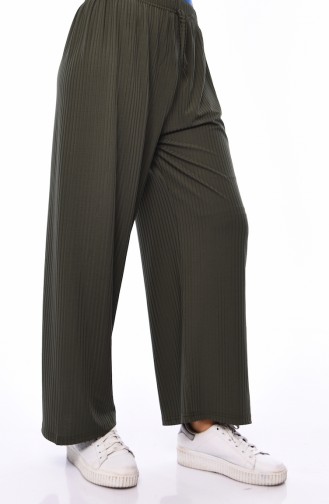 Plus Size Summer Pants 7890-02 Khaki 7890-02