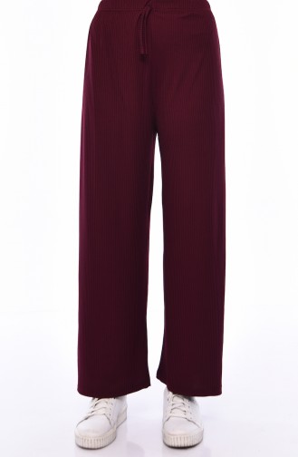 Plus Size Summer Pants 7890-03 Plum 7890-03