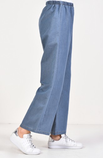 Bol Paça Kot Pantolon 2814-05 Açık Gri 2814-05