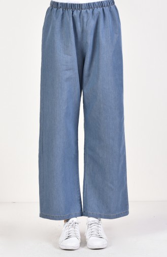 Bol Paça Kot Pantolon 2814-05 Açık Gri 2814-05