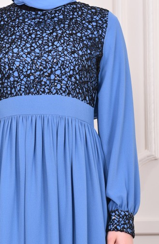 Sequin Evening Dress  5005-03 Blue 5005-03